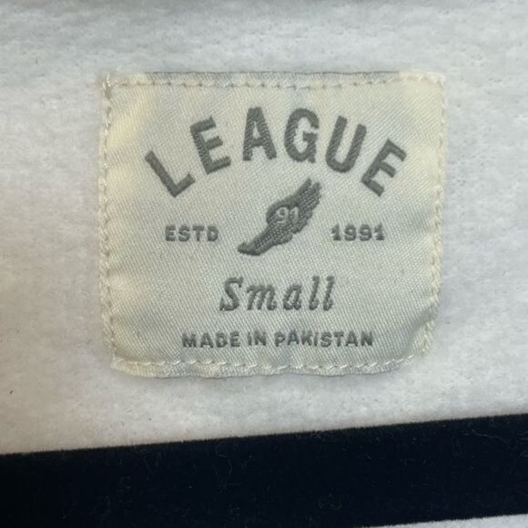 League 91 Varsity White V-Neck Sweatshirt Clemson Paw Size Small - Picture 5 of 8